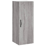 Mobile a Parete Grigio Sonoma 34,5x34x90 cm Legno Multistrato