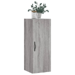 Mobile a Parete Grigio Sonoma 34,5x34x90 cm Legno Multistrato