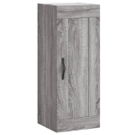 Mobile a Parete Grigio Sonoma 34,5x34x90 cm Legno Multistrato
