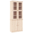 Vetrina ALTA 77x35x186,5 cm in Legno Massello di Pino