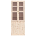 Vetrina ALTA 77x35x186,5 cm in Legno Massello di Pino