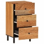 Credenza 40x33x75 cm in Legno Massello di Acacia