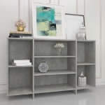 Credenza Grigio Cemento 120x30x75 cm in Truciolato