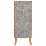 Credenza Grigio Cemento 60x30x72 cm in Legno Multistrato