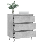 Credenza Grigio Cemento 60x35x70 cm in Legno Multistrato