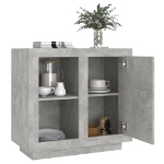 Credenza Grigio Cemento 80x40x75 cm