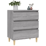 Credenza Grigio Sonoma 60x35x70 cm in Legno Multistrato