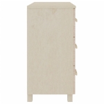 Credenza HAMAR Miele 90x40x80 cm in Legno Massello di Pino