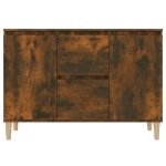 Credenza Rovere Fumo 103,5x35x70 cm in Legno Multistrato