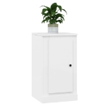 Credenze 2 pz Bianco Lucido 37,5x35,5x67,5 cm Legno Multistrato