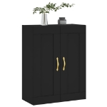 Mobile a Parete Nero 69,5x34,90 cm in Legno Multistrato