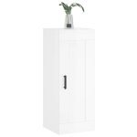 Mobile Parete Bianco Lucido 34,5x34x90 cm in Legno Multistrato