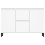 Credenza Bianca 104x35x70 cm in Legno Multistrato
