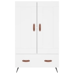 Credenza Bianca 69,5x31x115 cm in Legno Multistrato