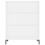 Credenza Bianca 69,5x32,5x180 cm Legno Multistrato