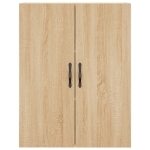 Armadietti a Parete 2 pz Rovere Sonoma in Legno Multistrato