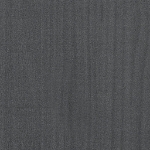 Armadietto Grigio 60x36x65 cm in Legno Massello di Pino