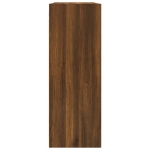 Armadietto Pensile a Parete Rovere Marrone 69,5x32,5x90 cm