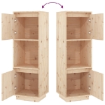 Credenza 38x35x117 cm in Legno Massello di Pino