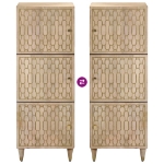 Credenza 40x33x110 cm in Legno Massello di Mango