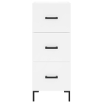 Credenza Bianca 34,5x34x180 cm in Legno Multistrato