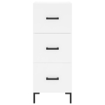 Credenza Bianca 34,5x34x180 cm in Legno Multistrato