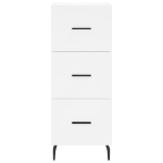 Credenza Bianca 34,5x34x90 cm in Legno Multistrato