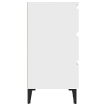 Credenza Bianca 60x35x69 cm in Legno Multistrato