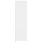 Credenza Bianca 80x30x106 cm in Legno Multistrato