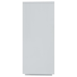 Credenza Bianco Lucido 120x30x75 cm in Truciolato