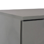 Credenza Grigio Lucido 107x35x80,5 cm