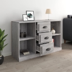 Credenza Grigio Sonoma 104,5x35,5x67,5 cm in Legno Multistrato