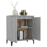 Credenza Grigio Sonoma 60x35x70 cm in Legno Ingegnerizzato