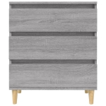 Credenza Grigio Sonoma 60x35x70 cm in Legno Multistrato