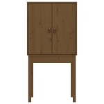 Credenza Miele 60x40x120 cm in Legno Massello di Pino