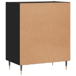 Credenza Nera 57x35x70 cm in Legno Multistrato