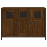 Credenza Rovere Marrone 100x35x70 cm in Legno Multistrato