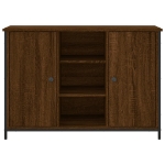 Credenza Rovere Marrone 100x35x70 cm in Legno Multistrato