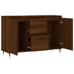 Credenza Rovere Marrone 104x35x70 cm in Legno Multistrato