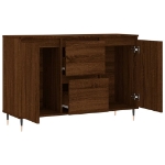 Credenza Rovere Marrone 104x35x70 cm in Legno Multistrato