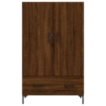 Credenza Rovere Marrone 69,5x31x115 cm in Legno Multistrato