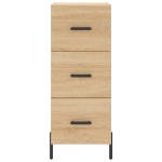 Credenza Rovere Sonoma 34,5x34x180 cm in Legno Multistrato