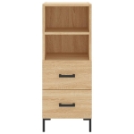 Credenza Rovere Sonoma 34,5x34x180 cm in Legno Multistrato