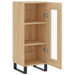 Credenza Rovere Sonoma 34,5x34x90 cm in Legno Multistrato