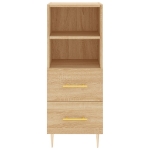 Credenza Rovere Sonoma 34,5x34x90 cm in Legno Multistrato
