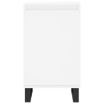 Credenze 2 pz Bianche 40x35x70 cm in Legno Multistrato