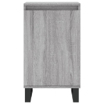 Credenze 2 pz Grigio Sonoma 40x35x70 cm in Legno Multistrato