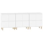 Credenze 3pz Bianche 60x35x70 cm in Legno Multistrato