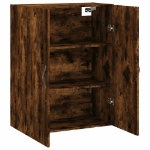 Mobile a Parete Rovere Fumo 69,5x34x90 cm in Legno Multistrato