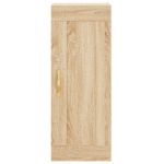 Mobile a Parete Rovere Sonoma 34,5x34x90 cm Legno Multistrato
